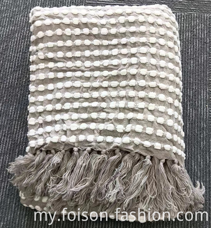 Hot Sale Tassel Big Winter Knit Throw Blanket1